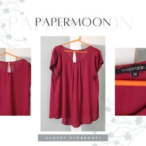Papermoon/Stitchfix Maroon Blouse